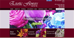 Desktop Screenshot of exoticflowers.com
