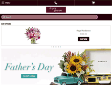 Tablet Screenshot of exoticflowers.com